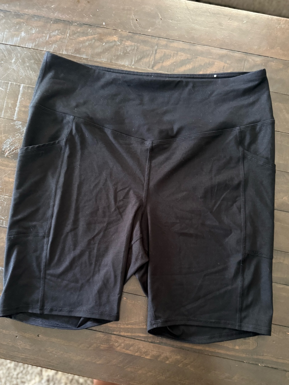Maurices 8” Black Performance Bike Shorts